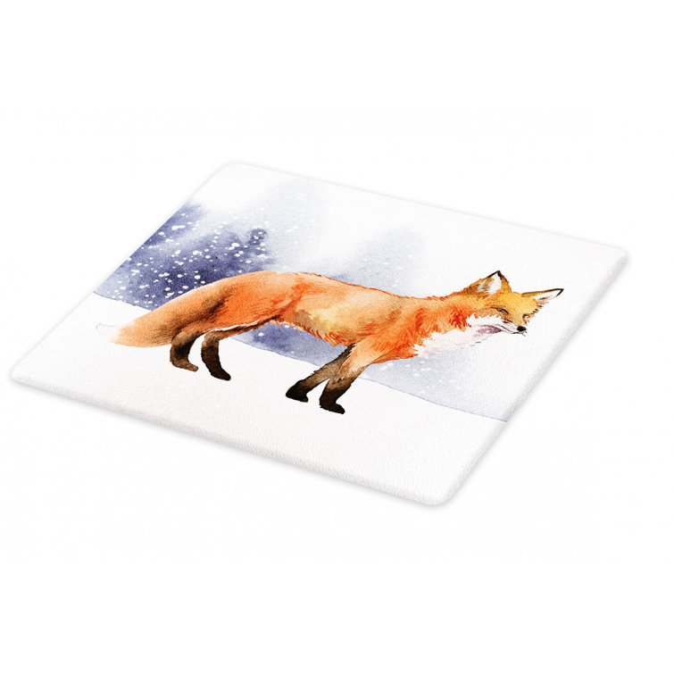 Bless international East Urban Home Glass Fox Cutting Board Wayfair Canada